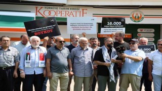 Konyada STKlardan Tarım Kredi Kooperatif Markete boykota uymama tepkisi