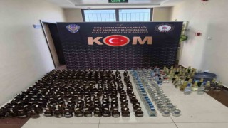 Kuşadasında kaçak içki operasyonu