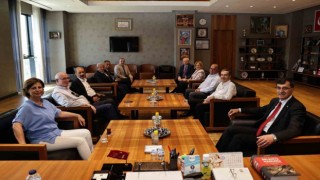 Kütahya Belediye Başkanı Eyüp Kahveci, başkanlar Ünlüce, Kurt ve Ataçı ağırladı