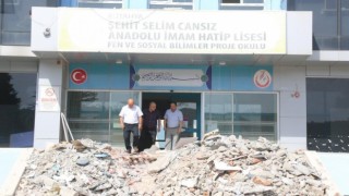 Kütahya Şehit Selim Cansız Anadolu İmam Hatip Lisesinde güçlendirme çalışması