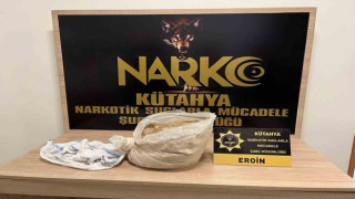 Kütahyada uyuşturucu operasyonu: 10 kilo eroin ele geçirildi