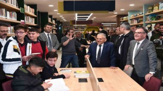 Kütüphaneler şehri Kayserinin mimarı büyükşehrin 13 kütüphanesi, 6 ayda 819 bin ziyaretçi ağırladı