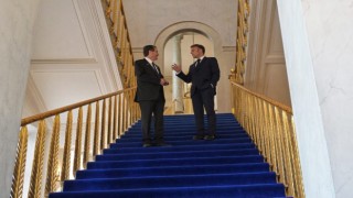 Macron ve Herzog, Elysee Sarayında bir araya geldi