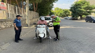 Manisada motosiklet ve ekobislere sıkı denetim