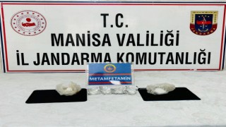Manisada üzerinden metamfetamin çıkan zehir taciri tutuklandı