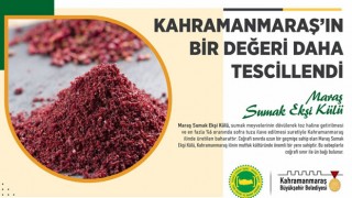 Maraş Sumak Ekşi Külü, Coğrafi İşaret Tescili Aldı