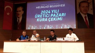 Melikgazi Belediyesi Köy Pazarı kura çekimi yapıldı