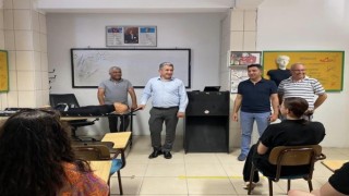 Menteşe İlçe Milli Eğitim Müdürü Kömürcü, MTSK sınav alanında incelemelerde bulundu