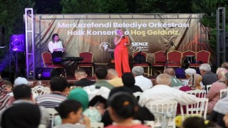 Merkezefendide yaz konseri düzenlendi