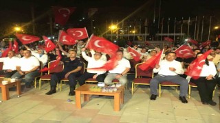 Mersin Erdemlide 15 Temmuz coşkusu