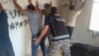 Metruk binalarda uyuşturucu kullananlara ‘şok baskın