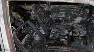 Milasta yanan Tofaş otomobil hurdaya döndü