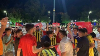 Millilerin Avusturya zaferi Burdurda coşku ile kutlandı