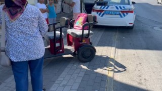 Motosiklet ile elektrikli motosiklet çarpıştı: 1 yaralı
