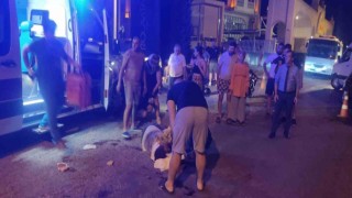 Motosiklet Rus turiste çarptı: 2 yaralı