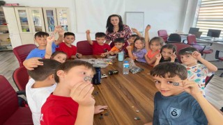 Muğlada çocuklar kültürden sanata ve spora yazı eğlenceli geçiriyor