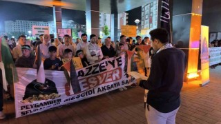 Muşta İsrailin saldırıları protesto edildi