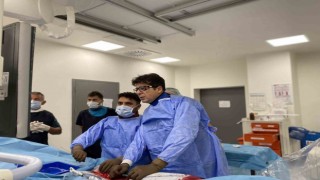 Nefes darlığından Manisa Şehir Hastanesinde kurtuldu