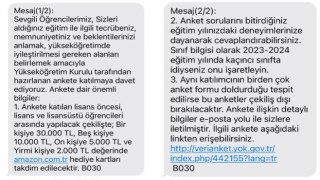 Öğrencilerini memnun edemeyen Pamukkale Üniversitesinden tepki çeken anket