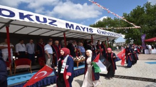 OMÜ İlahiyat Fakültesi mezuniyetinde İsrail tepkisi