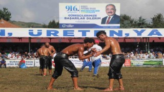 Orduda pehlivanlar kıran kırana yarıştı
