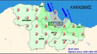 Orta Karadenize su baskını, sel, heyelan ve yıldırım uyarısı