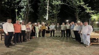 Ortacada görev yapan başsavcı ve hakime veda yemeği düzenlendi