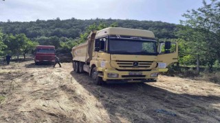 Osmangazide kaçak hafriyat dökenlere ceza