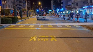 Osmaniye'de Yaya Geçitleri Yenilendi