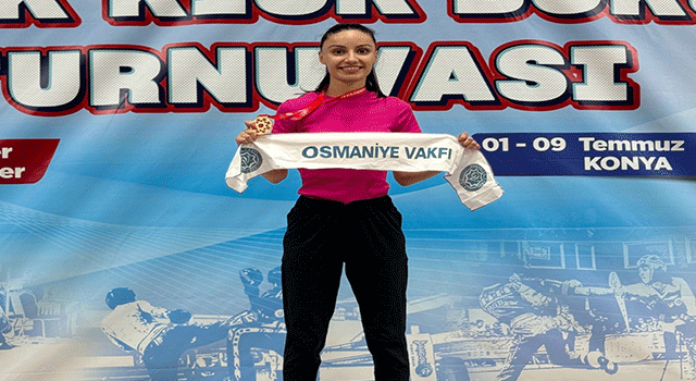 Osmaniyeli Sporcu Kılınç, Türkiye Kick Boks Şampiyonu Oldu