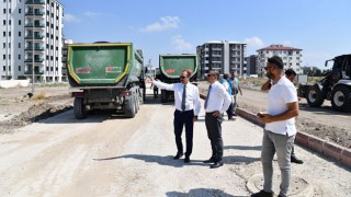 Osmaniye'nin Yeni Bulvarında Çalışmalar Sürüyor