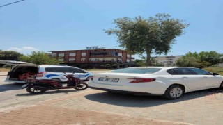 Otomobil ile motosiklet çarpıştı: 1 yaralı