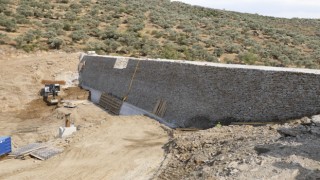 Ovacık Göletinde çalışmalar devam ediyor