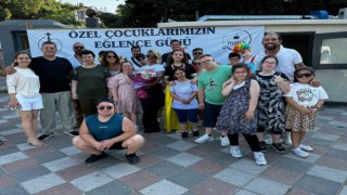 Özel çocuklar kendileri için düzenlenen etkinlikte doyasıya eğlendi
