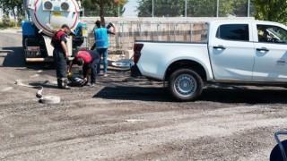 Patlayan su borusu elektrik tedarikini tehlikeye soktu
