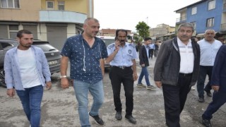 Patnos Belediyesi, Dergah Caddesinde asfalt öncesi hazırlıklara başladı