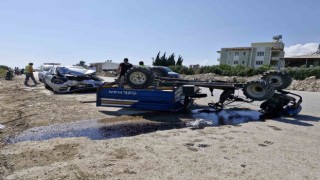 Patpat ile otomobil çarpıştı: 2 yaralı