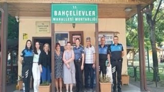 Polis ekipleri, muhtarlarla toplantı gerçekleştirdi