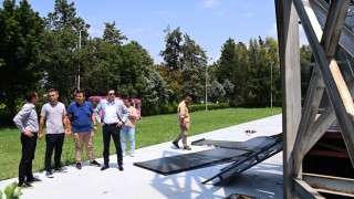 Sağanak Yağış ve Fırtına Karacaoğlan Kampüsünü de Etkiledi