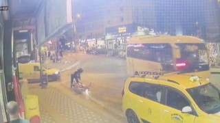 Sakar silahlı saldırgan kamerada... Düşe kalka hedef aldı iş yerine arka arkaya ateş açtı