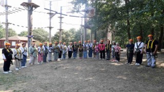 Sakarya Büyükşehir Macera Parkta öğrencilere unutulmaz bir deneyim sunuyor