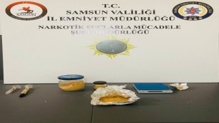 Samsunda uyuşturucuyla yakalanan 2 kişi gözaltına alındı
