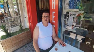 Selçukta, kafede oturan vatandaşa yorgun mermi isabet etti