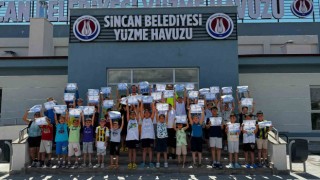 Sincan Belediyesi Çimşit Yüzme kursu ilk mezunlarını verdi