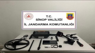 Sinopta izinsiz kazıya suçüstü