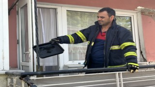 Sinopta ocakta unutulan tava yangına yol açtı