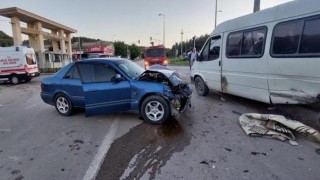 Sinopta trafik kazası: 2 yaralı