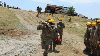 Şırnakta 600 Mehmetçik AFAD gönüllüsü olmak için eğitim alıyor