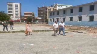Sökede Çeltikçi Ortaokulunun yerine yapılacak binaların ihalesi Eylül ayında yapılacak