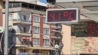 Sungurluda termometreler 41 dereceyi gördü
